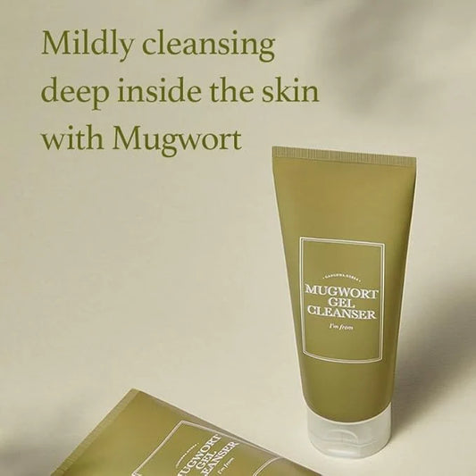 I'm from Mugwort Gel Cleanser 150 ml, Mugwort Extract 60%, Korean Cleanser, Natural, Herbal, Calming, Soothing, Micro Cleansing