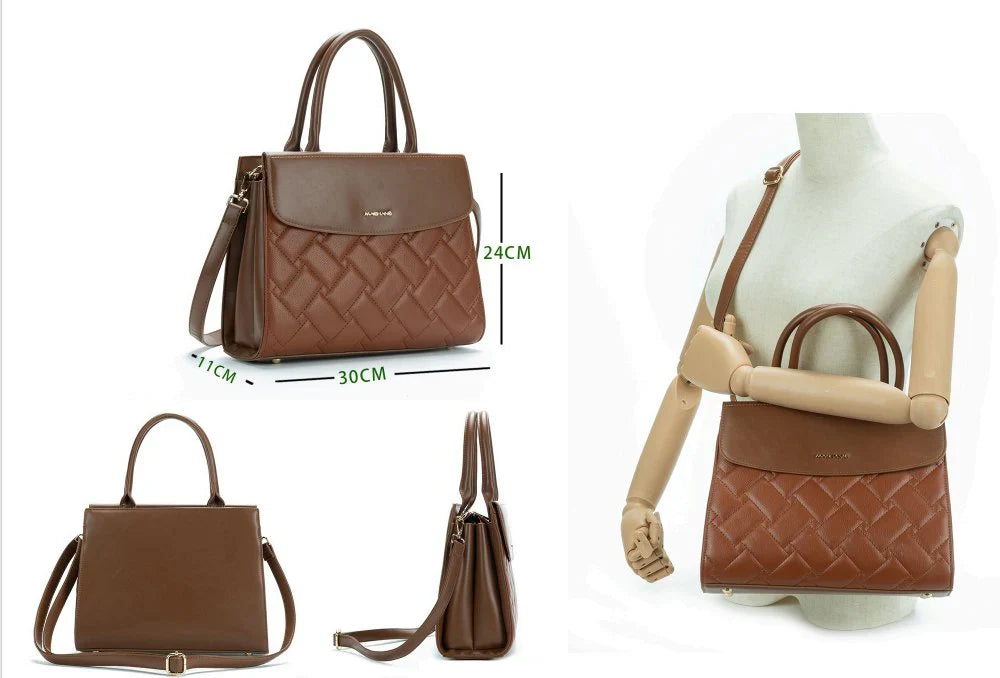 Women’s Check Design Shoulder Bag